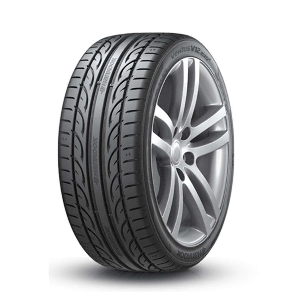 ยางรถยนต์ ยี่ห้อ Hankook Ventus V12 Evo2(K120) 82V 195/50R15 - ชัยโชติรวมยาง