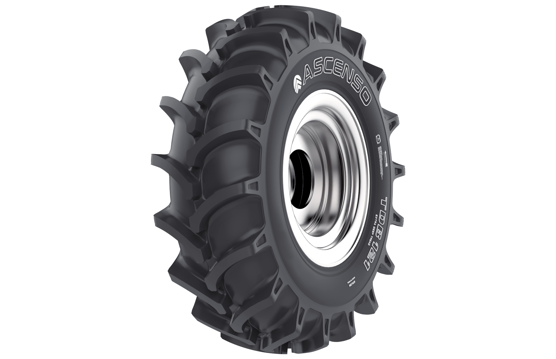 ยางรถฟาร์ม ยี่ห้อ Ascenso TDB 121 5-12 (Deep Tread) 6PR T/T Agriculture Tyre ยางรถไถและยางเกษตร (ผ้าใบ) (ไม่รวมค่าขนส่ง) - ชัยโชติรวมยาง