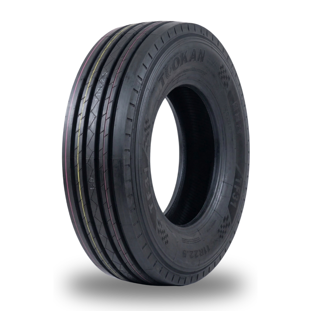 ยางรถบรรทุกและรถโดยสาร ยี่ห้อ Tookan TF31 18PR ดอกหน้า 11R22.5 ยางเรเดียล - ชัยโชติรวมยาง